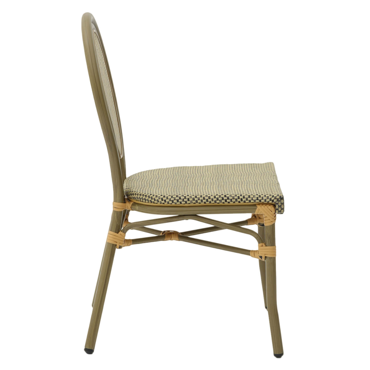 Horeca Terrace Chair - Savona - Aluminum/Rattan - Image 2