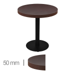Horeca-Ronde-Tafel-Met-Onderstel-DUBLIN-WENGE-O60-cm