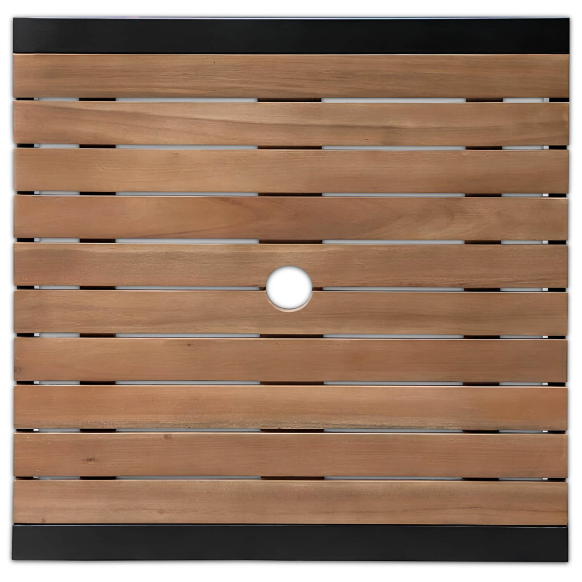 Horeca-Bartafel-Vierkant-Staal-Acaciahout-80x80-cm-D