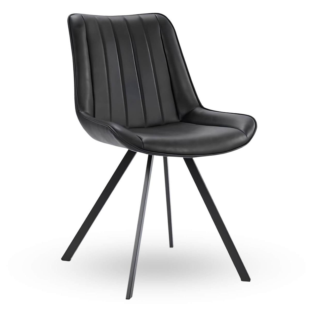 Horeca-Stoel-HERCULES-Zwart-Kunstleer Horeca-Stoel-HERCULES-Zwart-Kunstleer