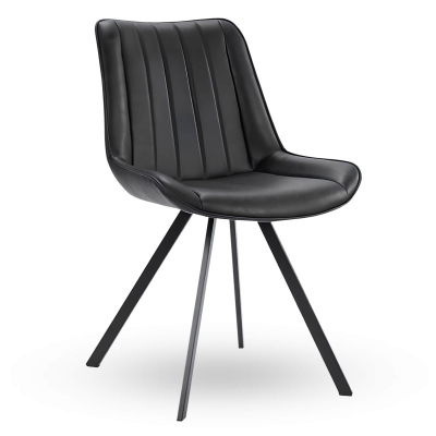 Horeca-Stoel-HERCULES-Zwart-Kunstleer