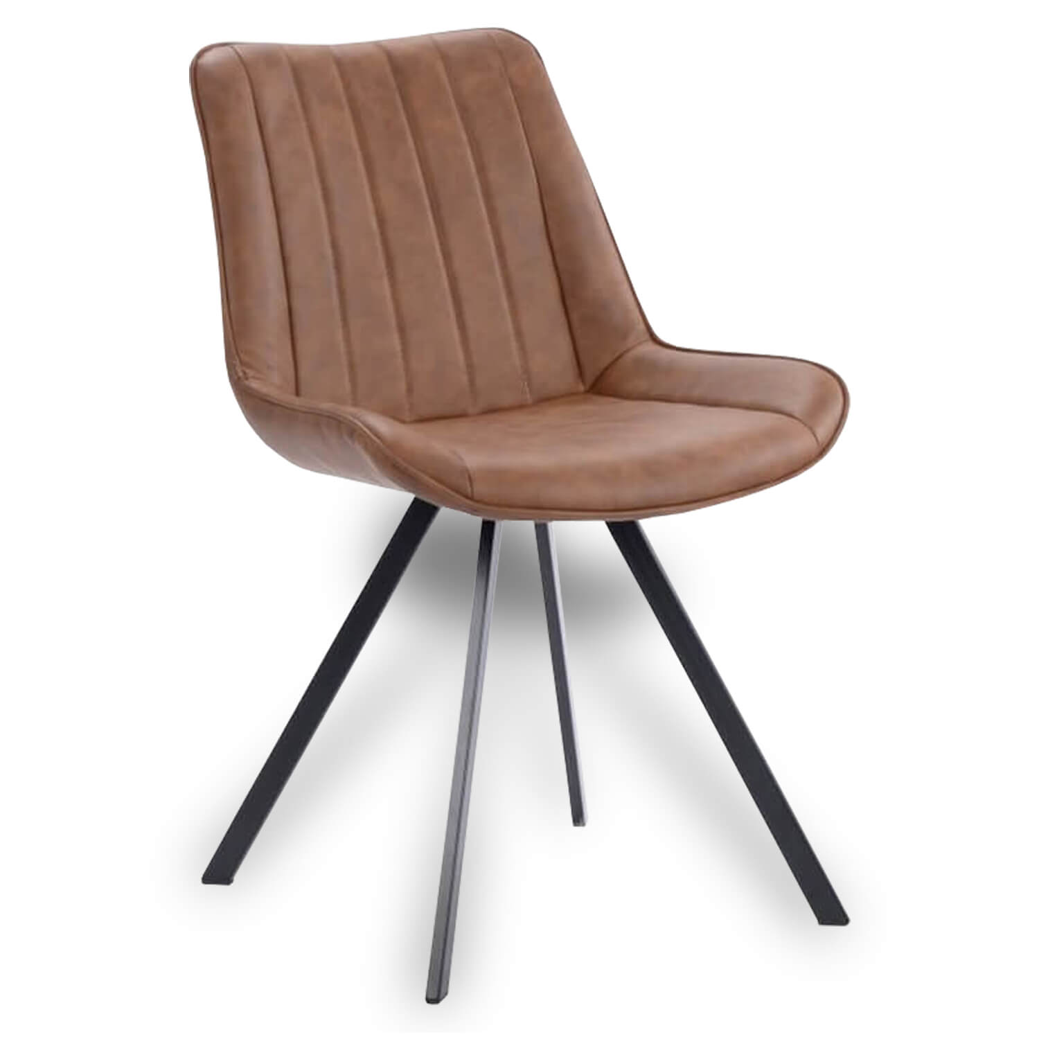 Horeca-Stoel-Hercules-Vintage-Kunstleer-Mocca Horeca-Stoel-Hercules-Vintage-Kunstleer-Mocca
