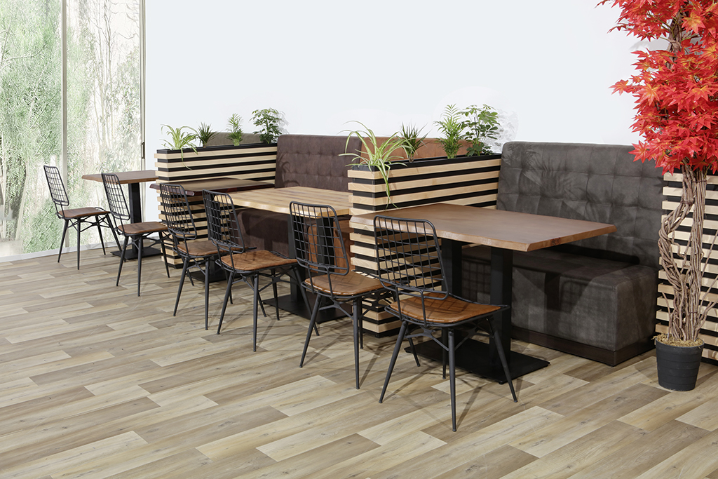 Horeca Eetbank - Napoli - Vintage Olijf - Model - 5