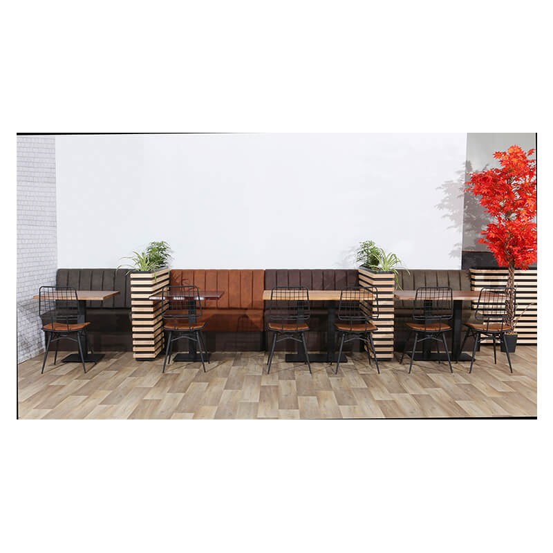 Horeca Eetbank - Safran - Vintage Olijf - Model - 7