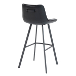 Chaise De Bar En Métal De Café, Restaurant Et Horeca - Carmen - Cuir/Simili Cuir Vintage – Image 10