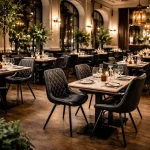 Horeca-Stoel-TES-DIAMOND-zwart-Kunstleer