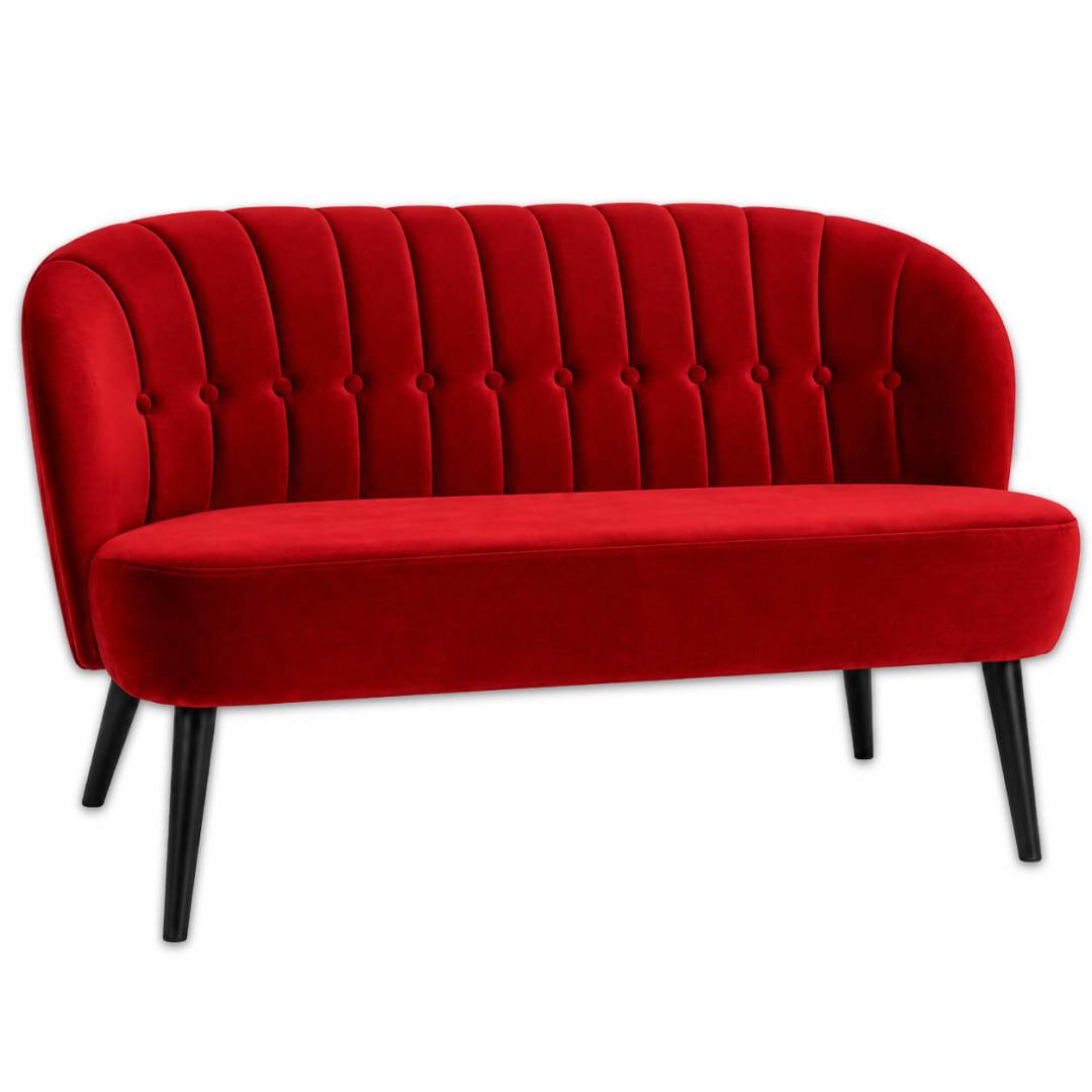 Horeca-Lounge-Bank-LETO-Rood-VelvetFluweel