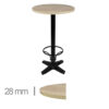 Horeca-Statafel-Rond-Madrid-K2-60-Hoogte-108-Cm