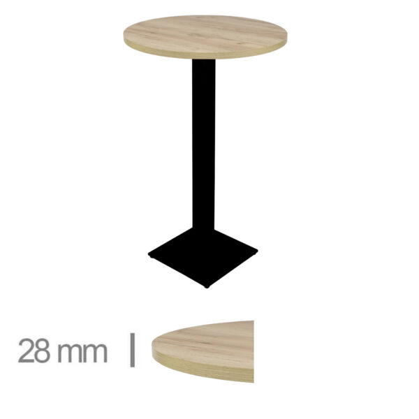 Horeca-Statafel-Rond-Madrid-K2-60-Hoogte-111-Cm