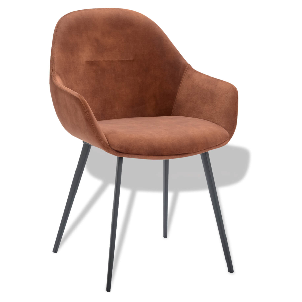 Horeca-Armstoe-Tera-Velvet-Fluweel-Koper Horeca-Armstoe-Tera-Velvet-Fluweel-Koper