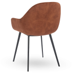 Horeca-Armstoel-TERA-Koper-Velvet-Fluweel-ZA