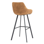 Horeca Metalen Bar Armstoel - Bias - Velvet / Fluweel - Afbeelding 8