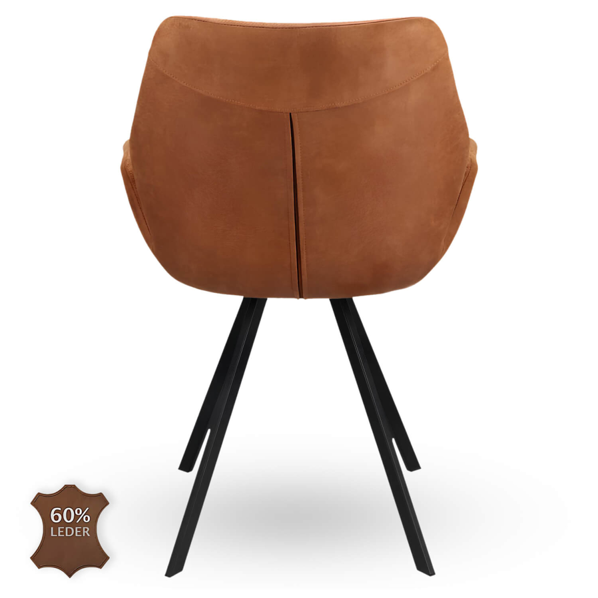 Horeca-Armstoel-PERLA-Camel-Vintage-Kunstleer-A