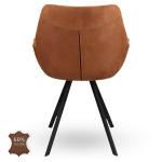 Horeca-Armstoel-PERLA-Camel-Vintage-Kunstleer-A