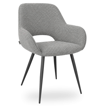 Horeca-Armstoel-FLORE-Grijs-Boucle