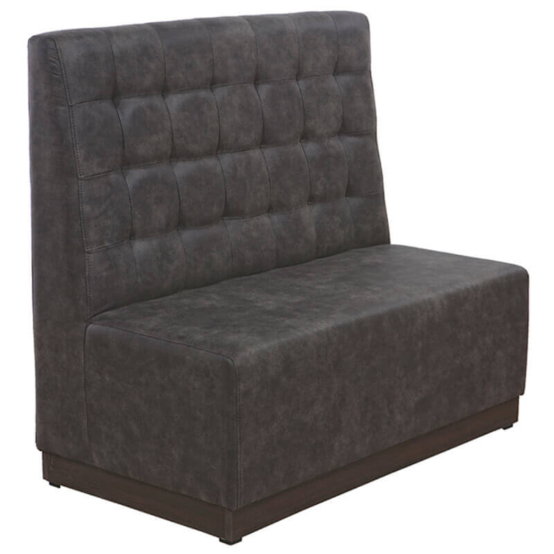 Horeca Eetbank - Napoli - Vintage Antraciet - Z