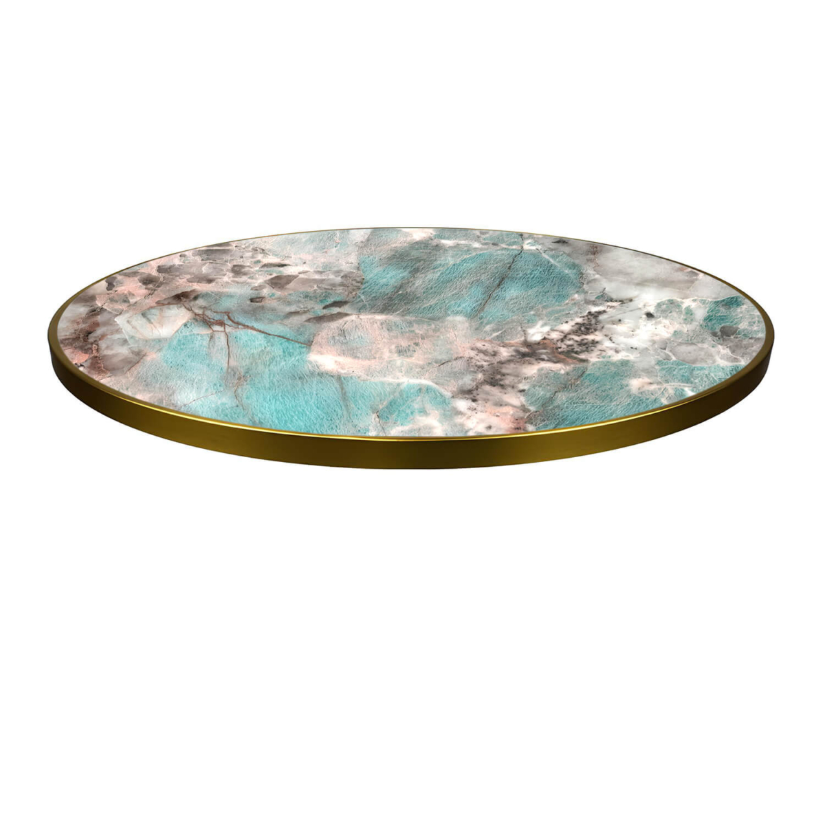 Horeca-Faux-Marmer-Groen-Tafelblad-R60-Cm-YK-1