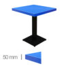 Horeca-Tafel-Dublin-Blauw-70×70-Cm-Met-Onderstel