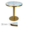 Horeca-Tafel-Rond-Faux-Marmer-Green-70-Cm-Met-Onderstel-B-320-GOLD