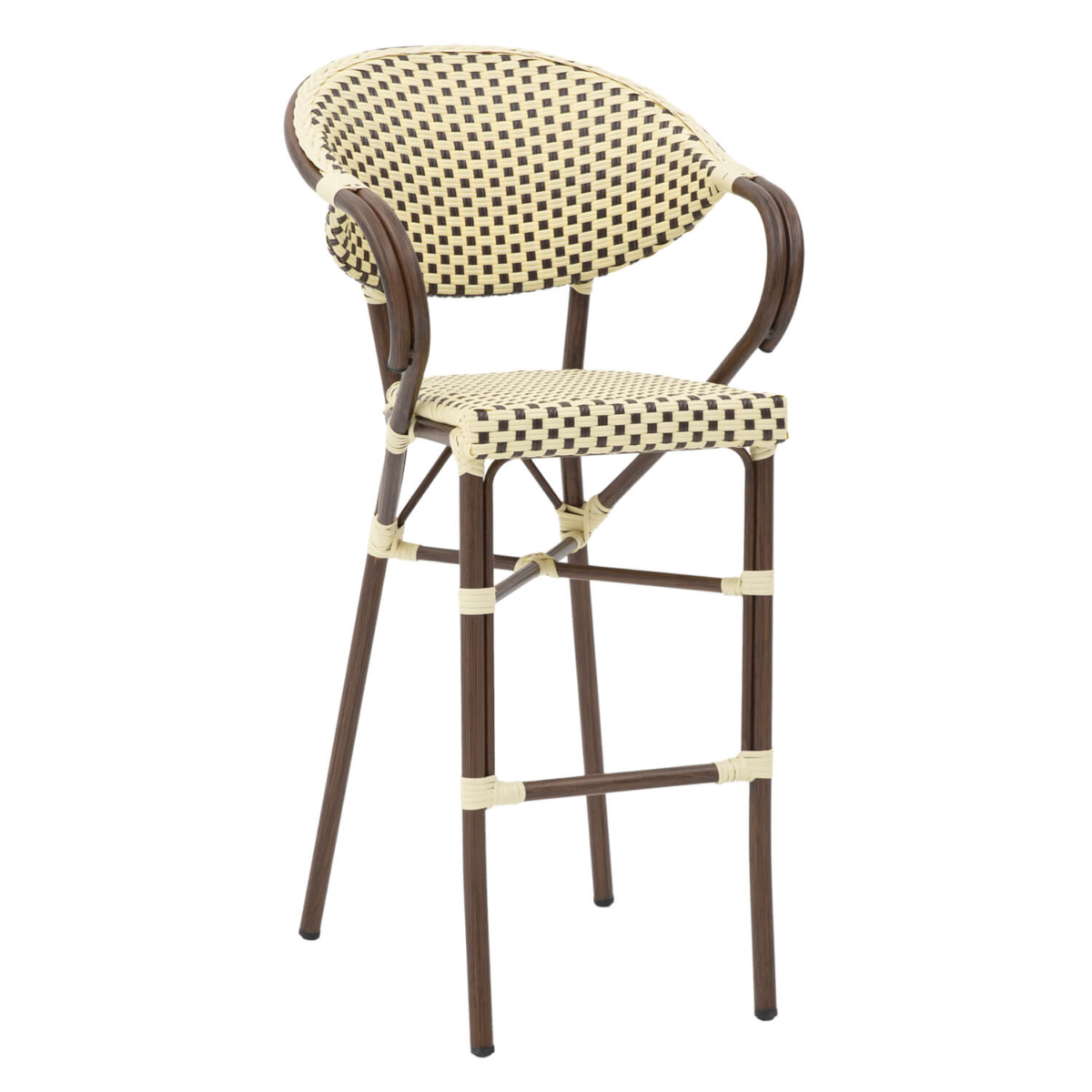 Horeca-Terrasbarstoel-Milano-Beige-Mix Horeca-Terrasbarstoel-Milano-Beige-Mix