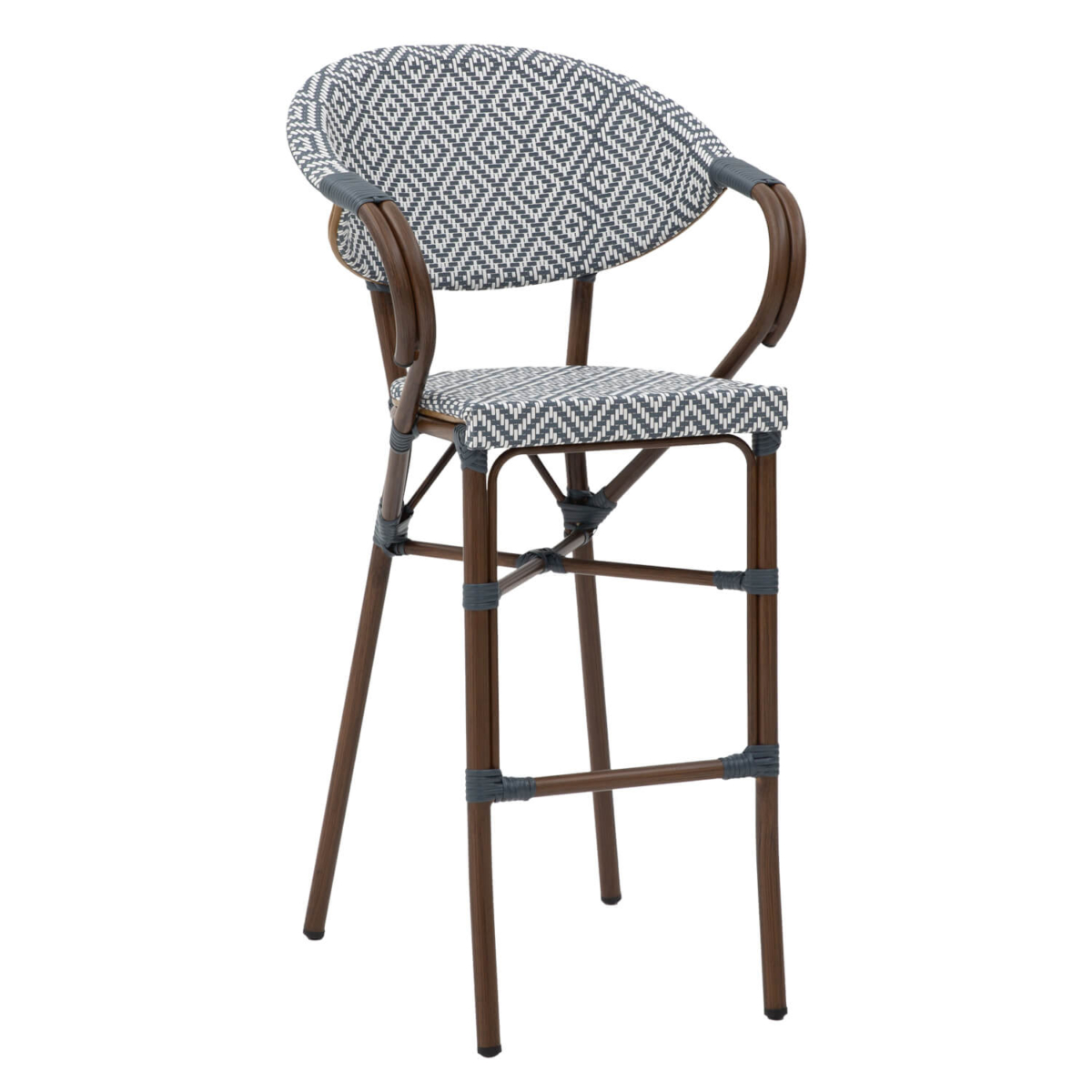 Horeca-Terrasbarstoel-Milano-Blauw-Mix Horeca-Terrasbarstoel-Milano-Blauw-Mix
