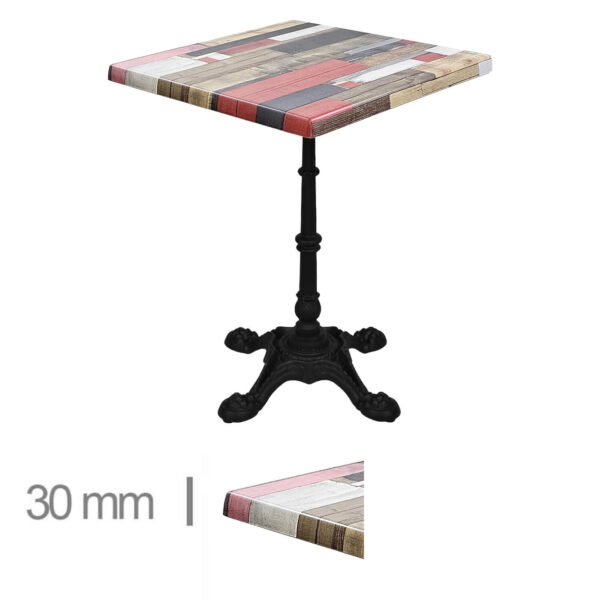 Horeca-Terrastafel-Werzalit-DE-Kbana-Rouge-70x70-Cm-B-CE155