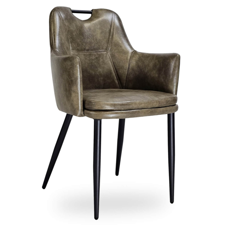 Horeca-Armstoel-Victoria-Vintage-Olijf