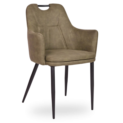 Horeca-Armstoel-Victoria-Vintage-Olijf