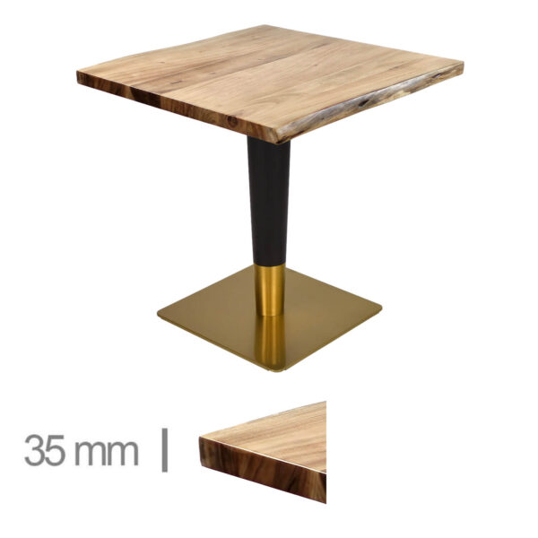 Horeca-Boom-Tafel-Acacia-75x75Cm-B-339-GOLD-BLACK