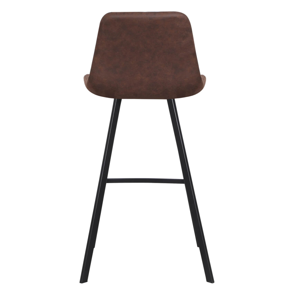 Horeca-Metalen-Barstoel-EMPERIO-Bruin-Microvezel-A
