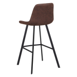 Horeca-Metalen-Barstoel-EMPERIO-Bruin-Microvezel-ZA