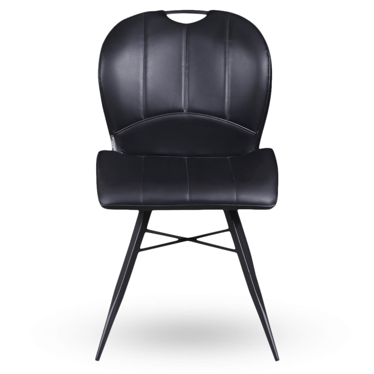 Horeca-Stoel-ELITE-Zwart-Vintage-Kunstleer-V