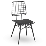 Horeca-Stoel-RIO-Zwart-Vintage-Kunstleer
