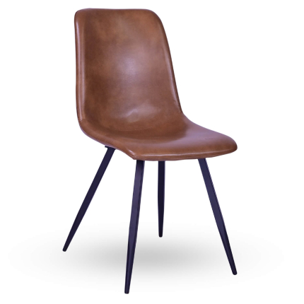 Horeca-Stoel-SPECTRA-Cognac-Kunstleer