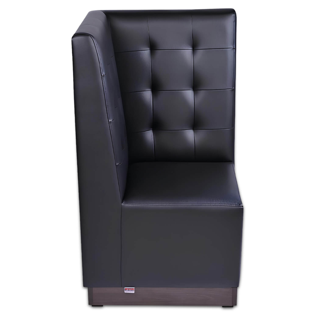 Horeca-Hoek-Eetbank-Luna-Kunstleer-Zwart