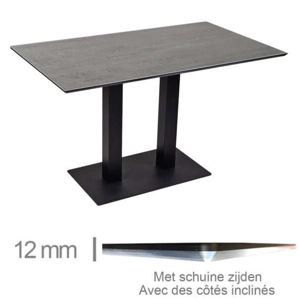 Horeca-Tafel-Compact-Rock-69x120-Cm-Met-Onderstel