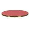 Horeca-Tafelblad-Rond-Met-Messing-Rand-Werzalit-Rood-R70-3-Cm-Dik-Red-108-1