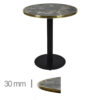 Horeca-Terrastafel-Rond-Met-Messing-Rand-Werzalit-Brownie-Marble-60-Cm-318-B-320