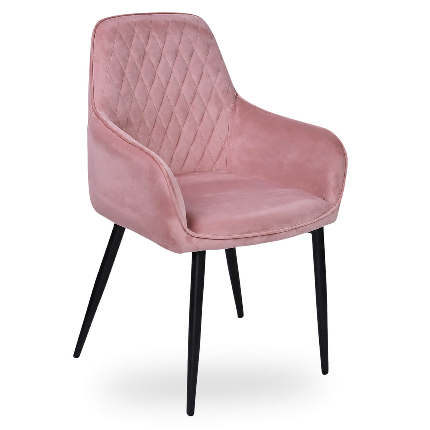 Horeca-Armstoel-LUXOR-Roze-VelvetFluweel