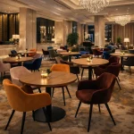 Horeca-Armstoel-MALMO-goud-Velvet-Fluweel-model-1
