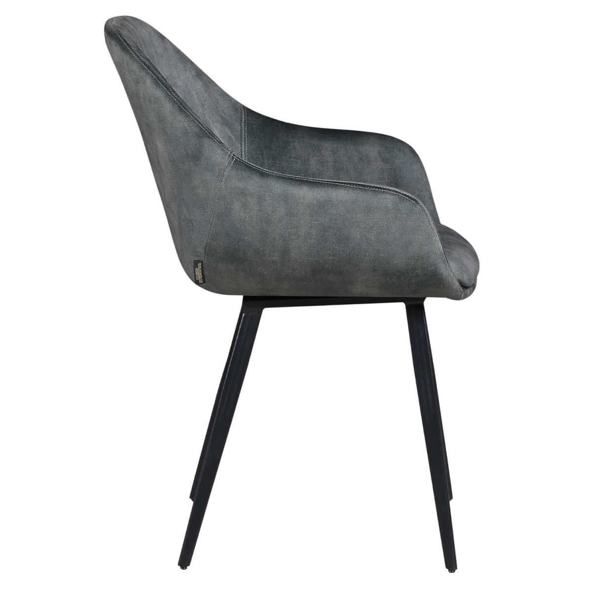 Chaise Avec Accoudoirs De Café, Restaurant Et Horeca - Oslo - Velours – Image 3