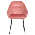 Horeca-Armstoel-OSLO-Roze-Velvet-Fluweel-V