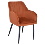 Horeca-Armstoel-Velvet-Fluweel-Artes-Roest