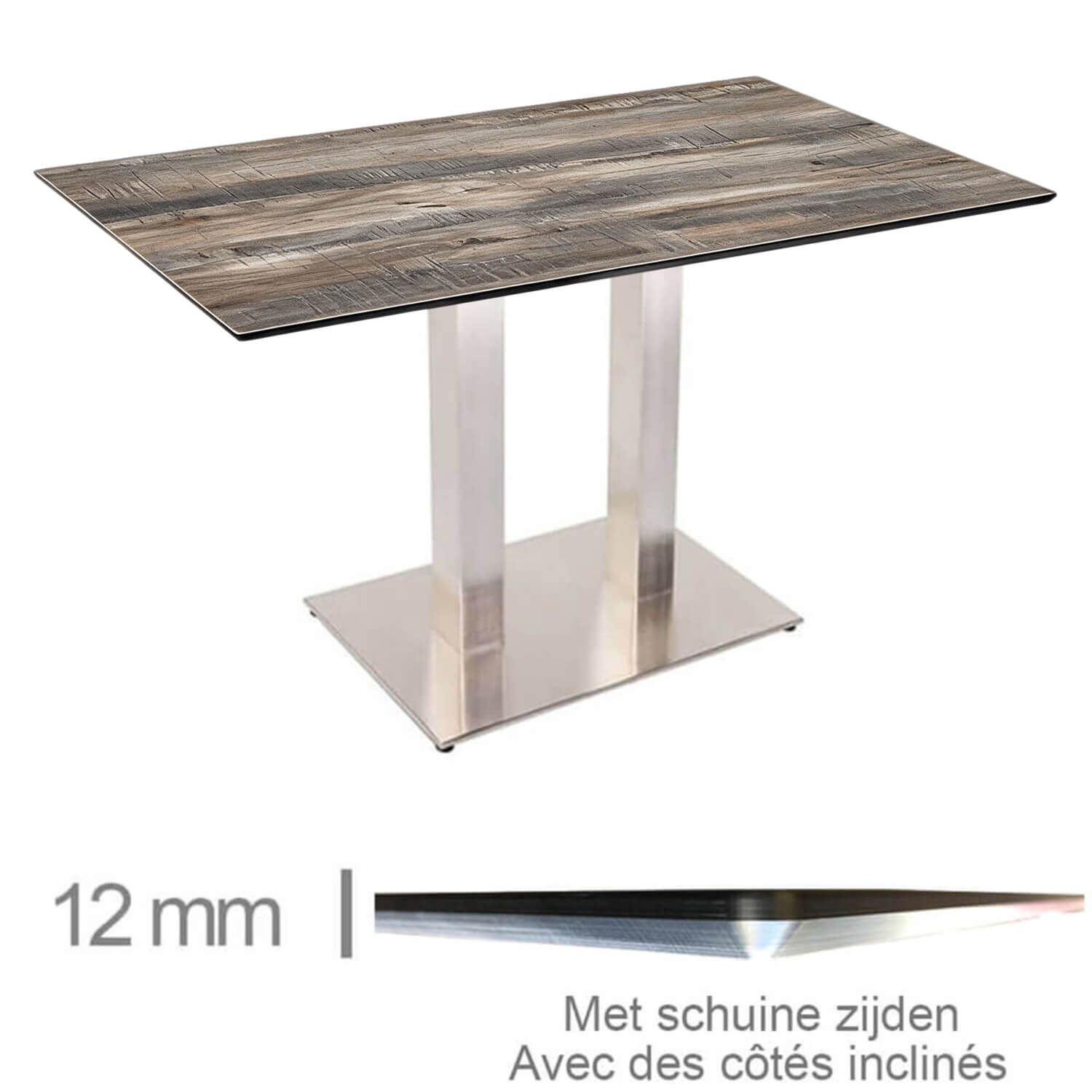 Horeca-Tafel-Compact-Alaska-Oak-69x120cm-Met-Onderstel-S