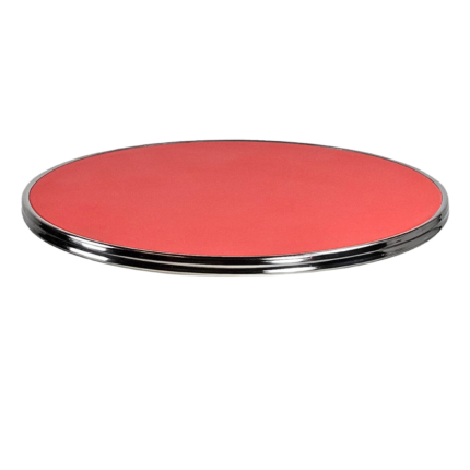 Horeca-Tafelblad-Rond-Met-Chroom-Rand-Werzalit-Rood-R60-3-Cm-Dik-Red-108-1