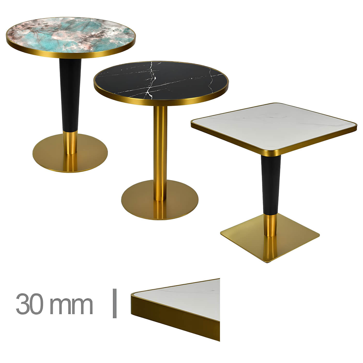 Faux Marbre Tables - Intérieur