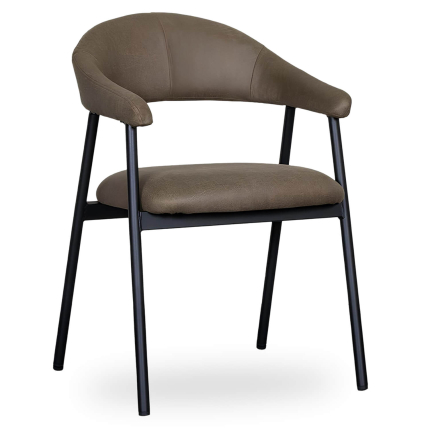 Horeca-Armstoel-AMAZE-Moss-Vintage-Microvezel