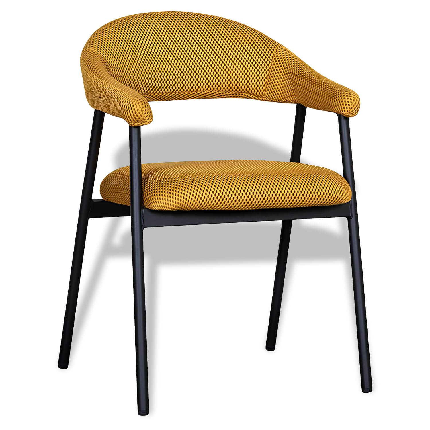 Horeca-ArmsHoreca-Armstoel-Amaze-Ademende-Stof-Okertoel-Amaze-Ademende-Stof-Oker Horeca-Armstoel-Amaze-Ademende-Stof-Oker