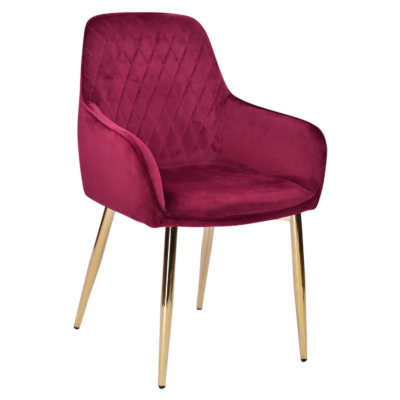 Horeca-Armstoel-Velvet-Fluweel-Luxor-Bordeaux-1