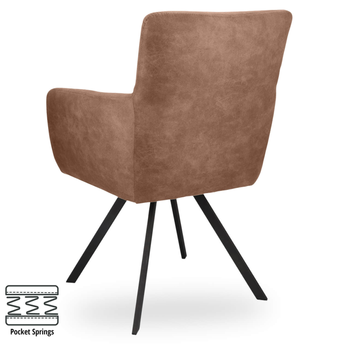 Horeca-Fauteuil-KATE-Mocca-Vintage-Microvezel-ZA-1